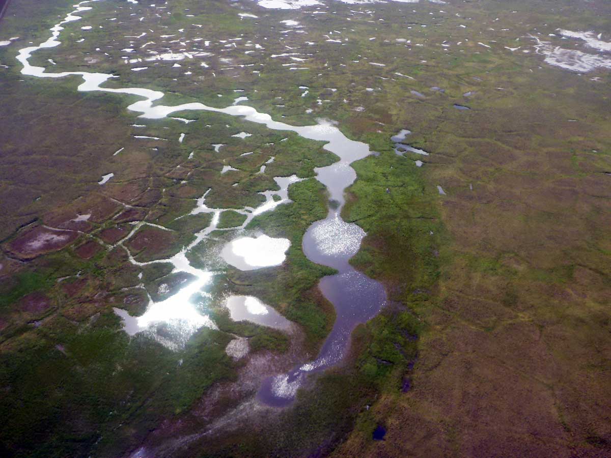 Beaded channel of Blackfish Creek