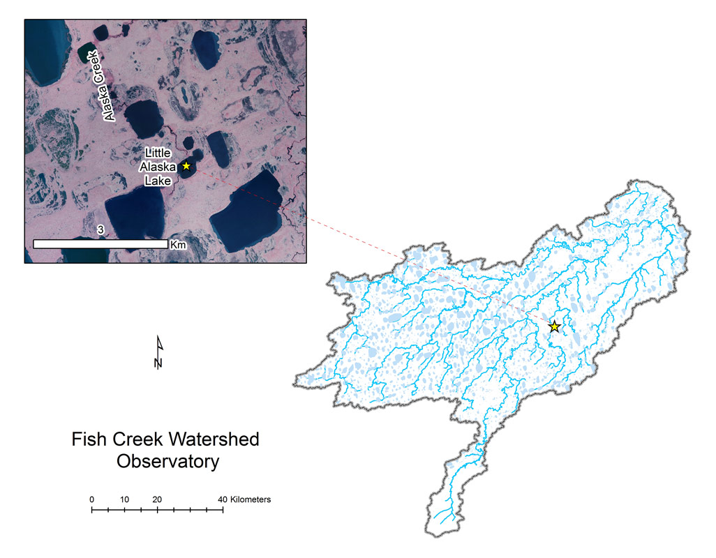 Little Alaska Lake location map