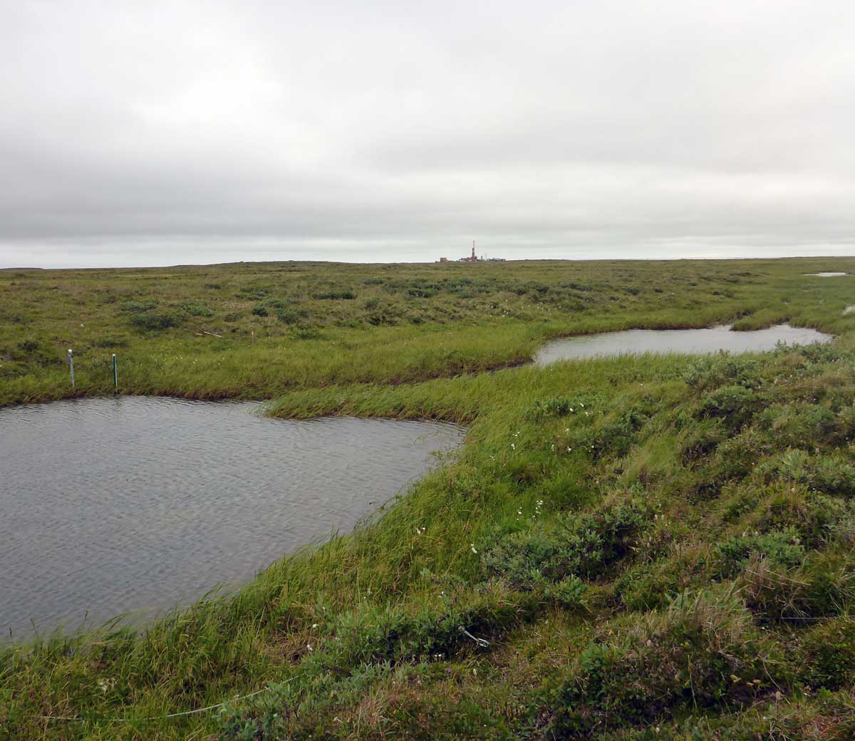 Monitoring station at Oil Creek looking upstream